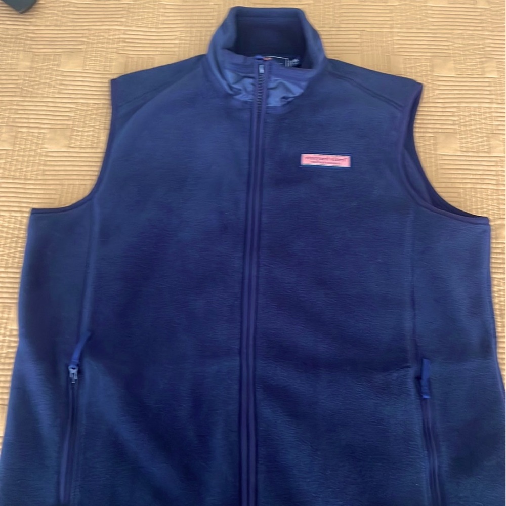 Vineyard Vines fleece vest XL(18)